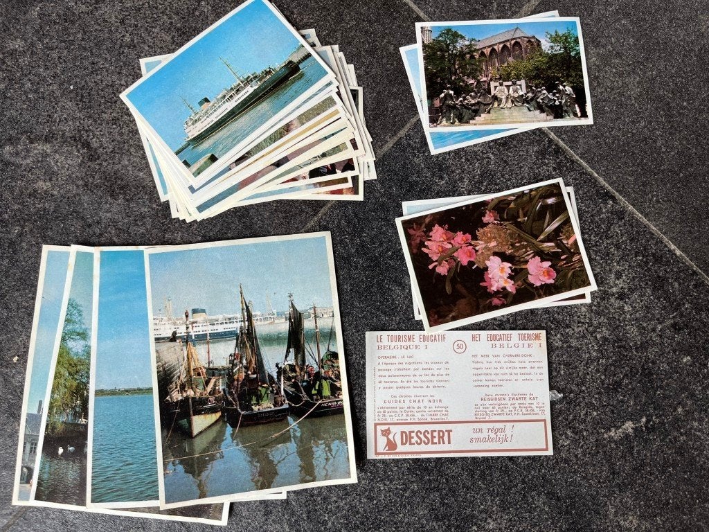 47 Chromo Zwarte Kat Bon - Toerisme, Hobby en Vrije tijd, Ophalen of Verzenden