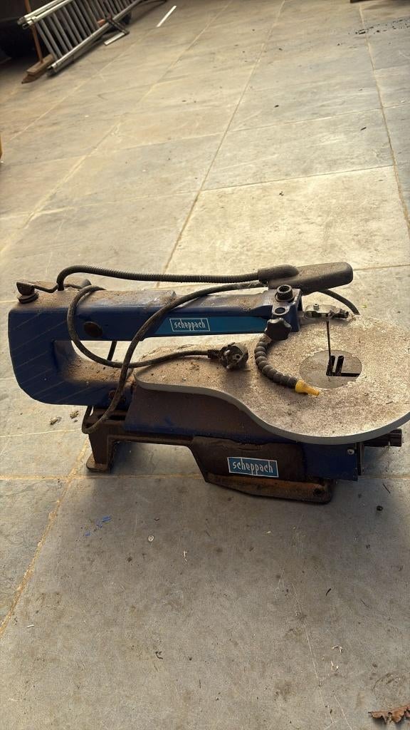 Figuurzaag electrisch, Bleu, Overige thema's, Enlèvement, Utilisé