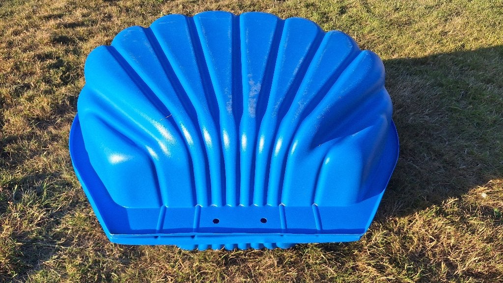 Schelp tweedelig, als nieuw, Tuin en Terras, Ophalen, Minder dan 80 cm, Overige typen, Rond