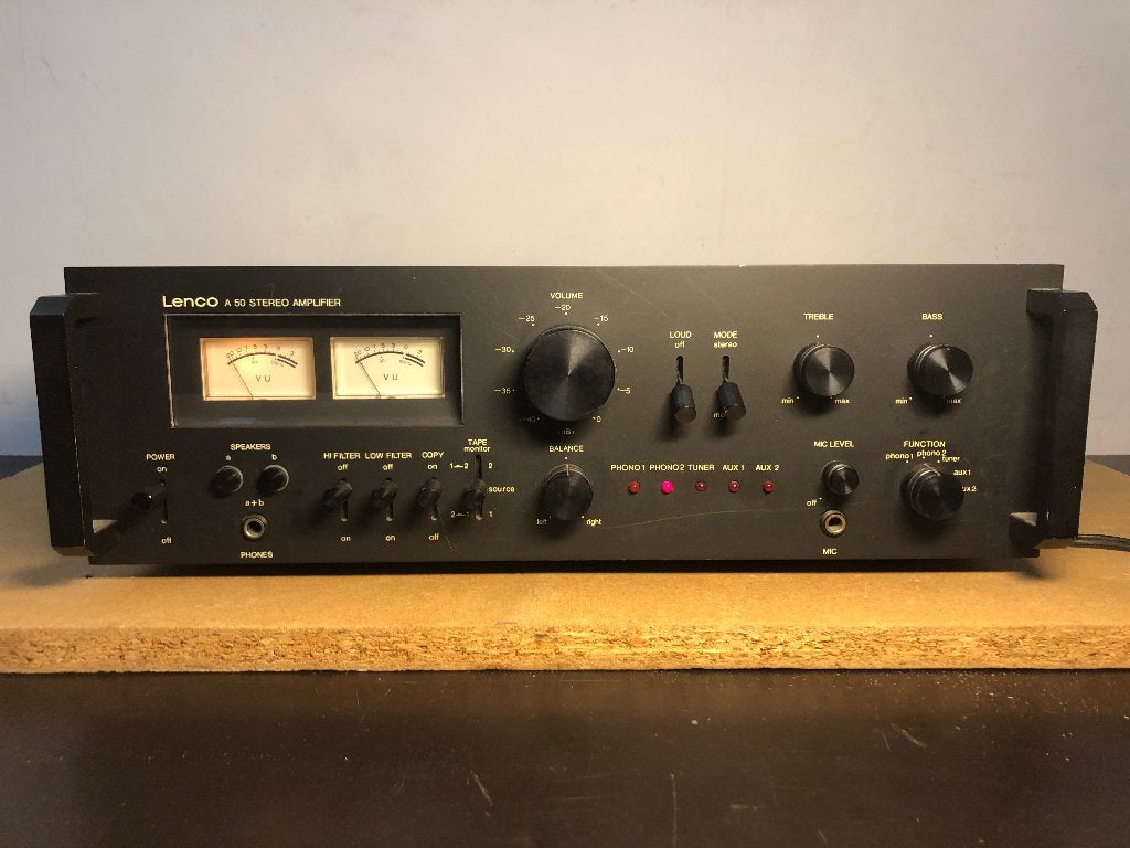 Amplificateur stéréo Lenco A50, Enlèvement, Utilisé, Stéréo, 120 watts ou plus