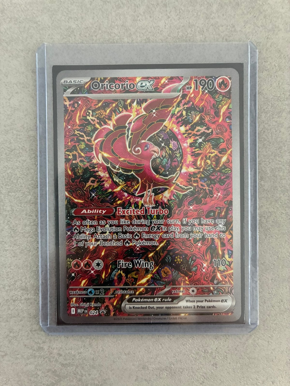 Oricorio promo kaartje, Ophalen of Verzenden, Zo goed als nieuw
