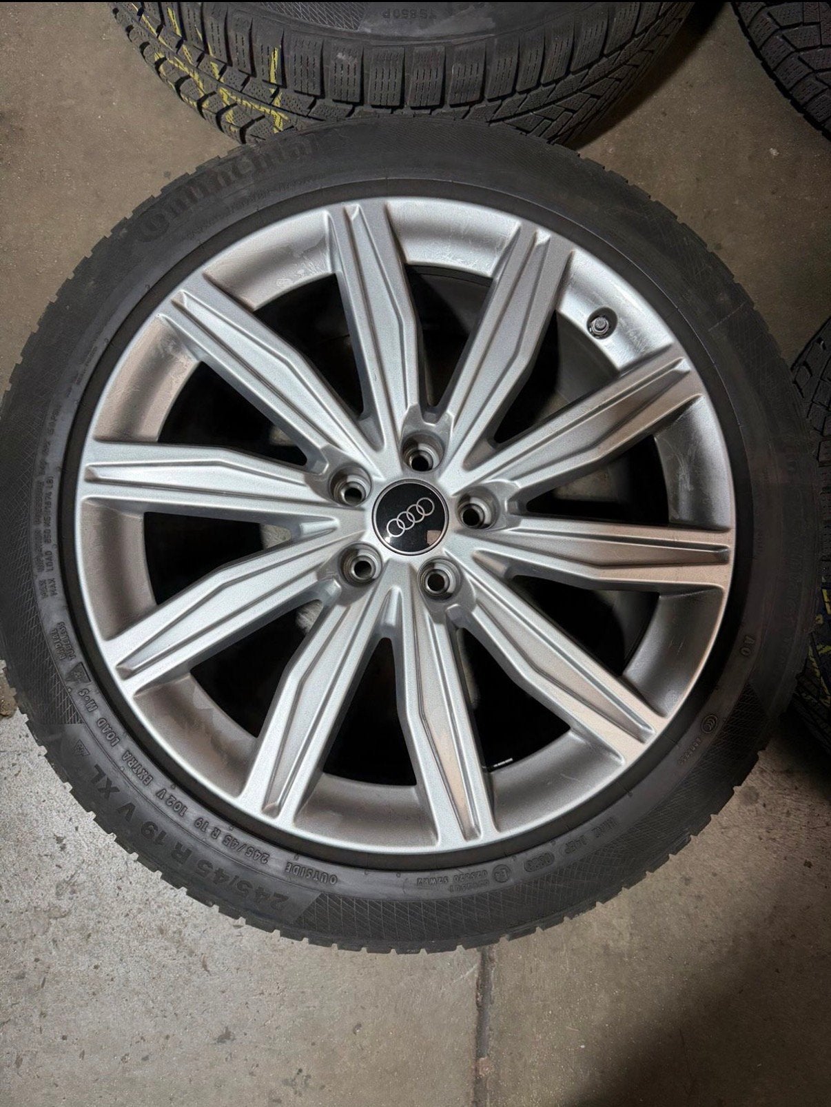 KIT HIVER AUDI A6 C8 S-LINE - 245/45/R19, Pneus et Jantes, Véhicule de tourisme, Utilisé, Pneus hiver