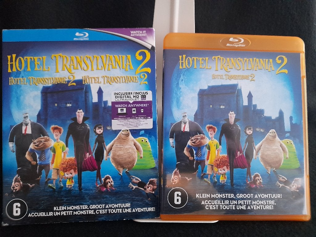 Blu-ray : « Hotel Transylvania - Deuxième partie », CD & DVD, Enlèvement ou Envoi, Dessins animés et Film d'animation, Néerlandais
