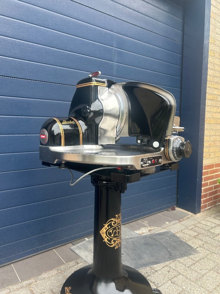 berkel 834 snijmachine hoogglans zwart voet is niet te koop!, Maison & Meubles, Cuisine | Ustensiles de cuisine, Trancheuse, Enlèvement