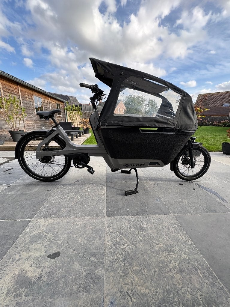 Lovens explorer S75 elektrische bakfiets, Fietsen en Brommers, Zo goed als nieuw, 2 kinderen, Elektrisch, Schijfrem