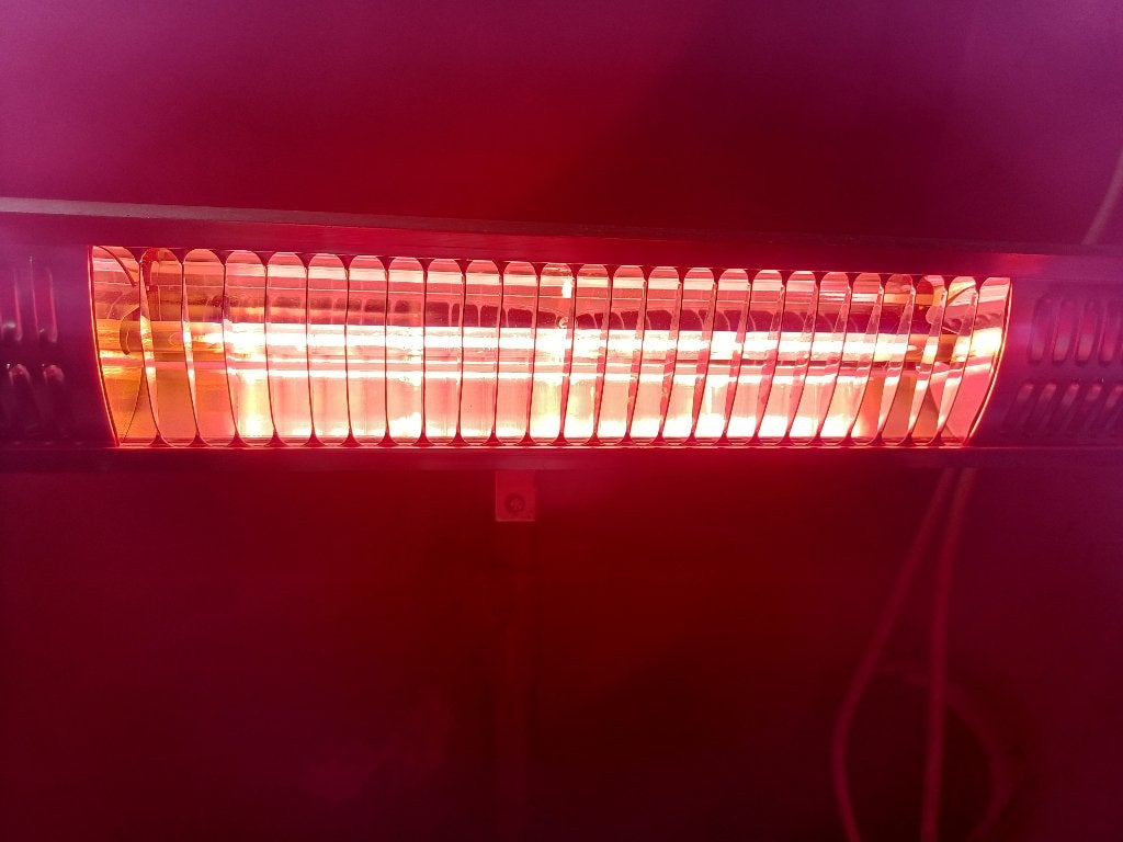 infrarood terras verwarming, Ophalen, Zo goed als nieuw, 800 watt of meer, Overige typen