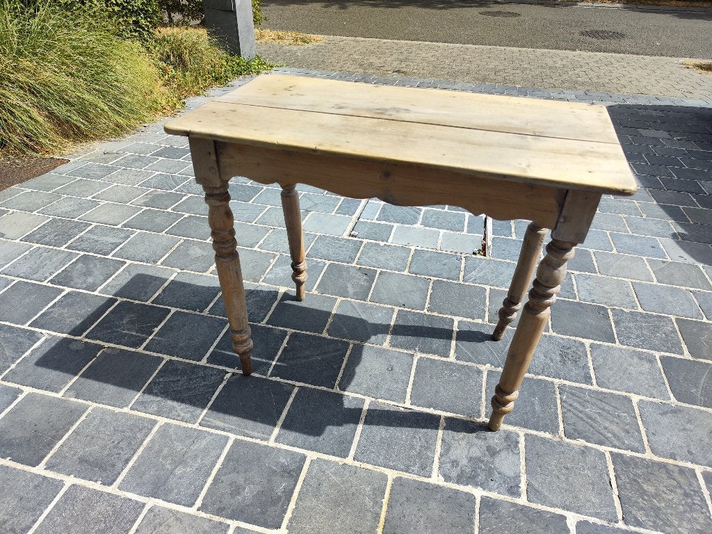 Oude landelijke/houten tafel, boerenstijl, Antiek en Kunst, Ophalen