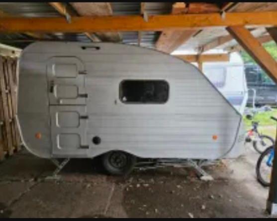 Qek Aero-caravan (-500 kg), Caravans en Kamperen, Particulier, Reservewiel