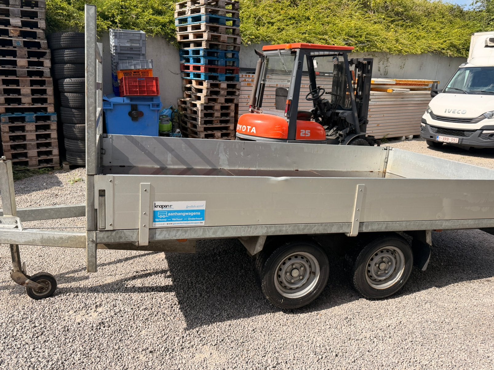 REMORQUE ANSSEMS 3 tonnes, Enlèvement, Comme neuf