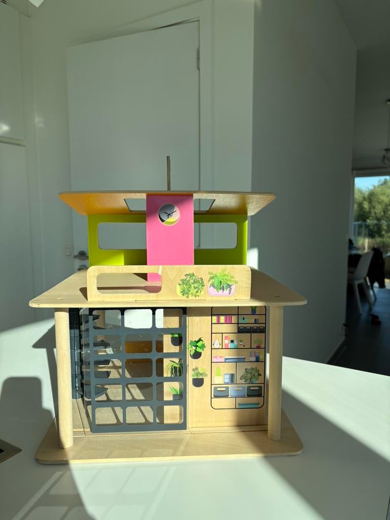 Vintage poppenhuis, Kinderen en Baby's, Speelgoed | Poppenhuizen, Ophalen, Zo goed als nieuw