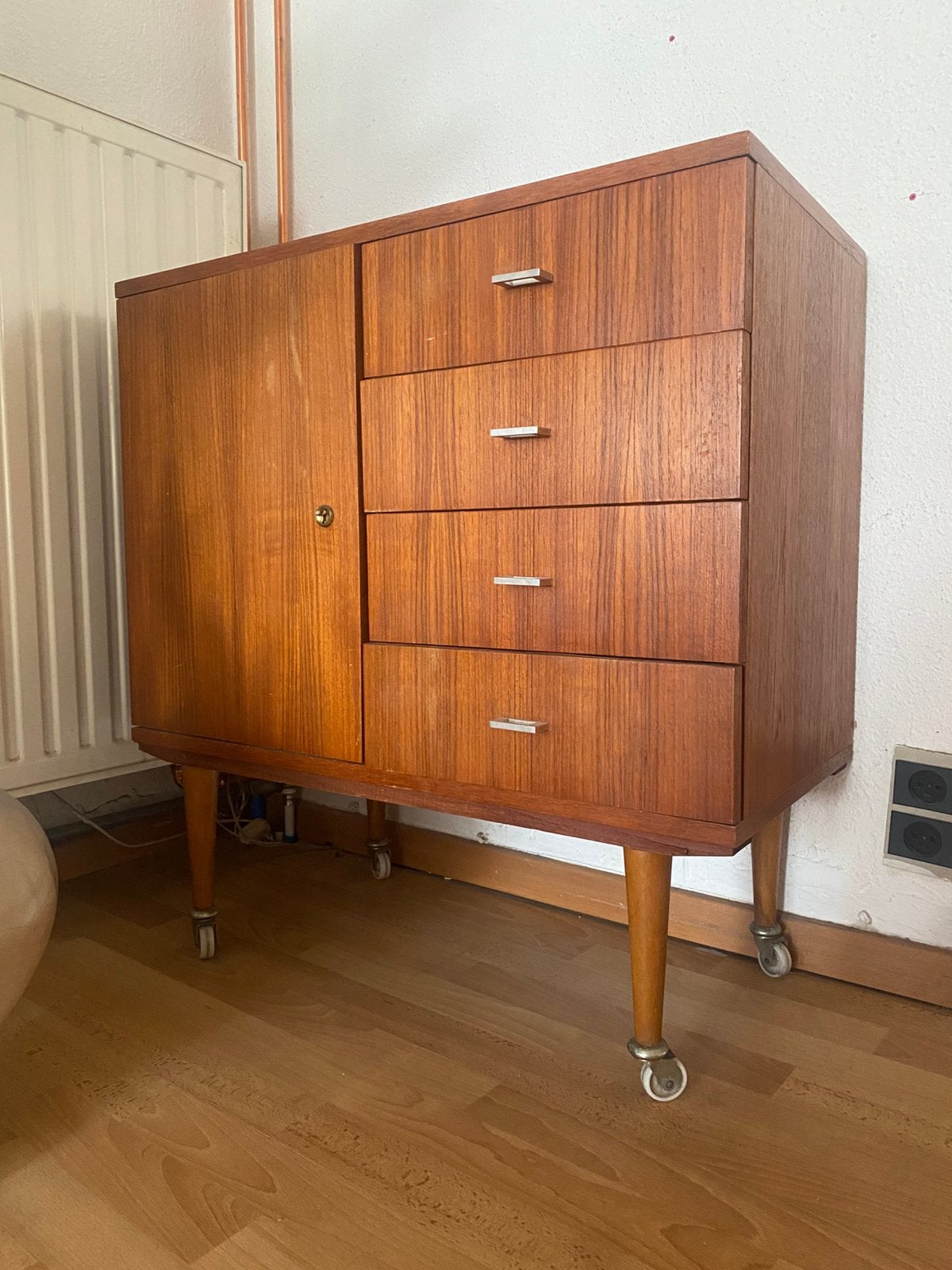 Vintage ladekastje, Huis en Inrichting, Kasten | Dressoirs, Ophalen, Gebruikt, Met lade(s), Vintage