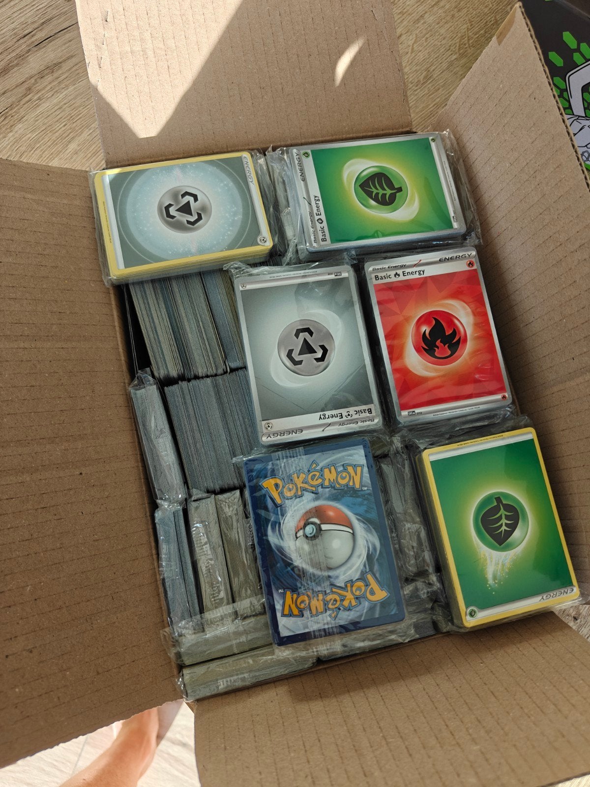 energy Pokémon kaarten, Ophalen