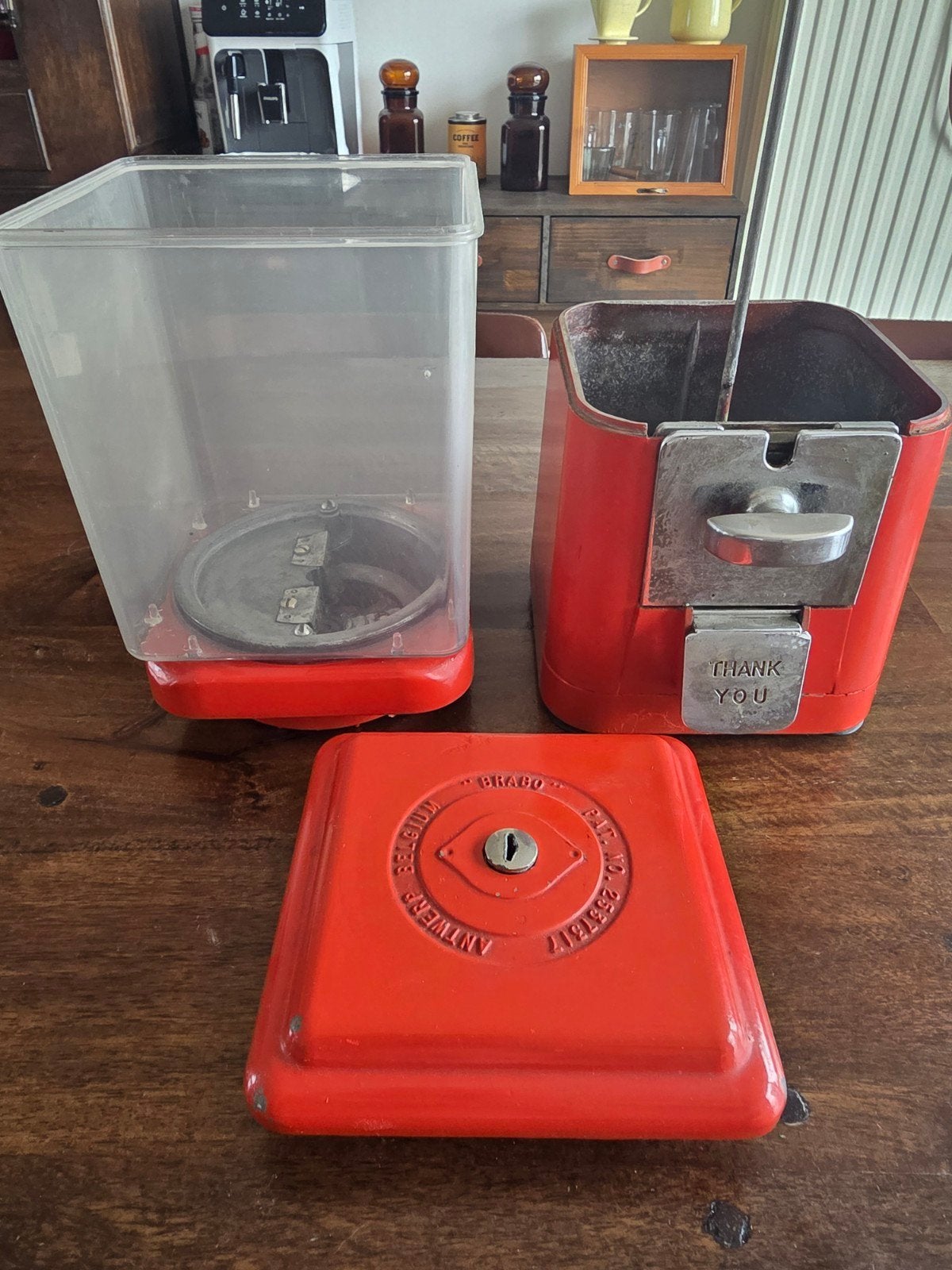 Brabo kauwgombalautomaat jaren 60, Antiek en Kunst, Ophalen