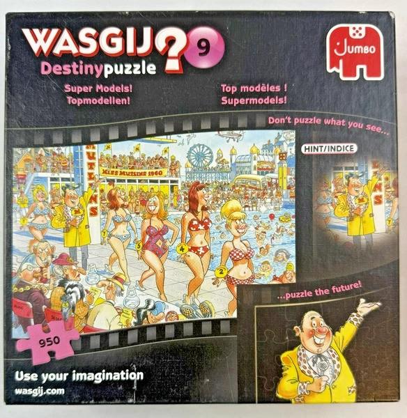 Jumbo Wasgij Destiny 9 Topmodellen 950 stukjes puzzel, Verzenden, 500 t/m 1500 stukjes, Zo goed als nieuw, Legpuzzel