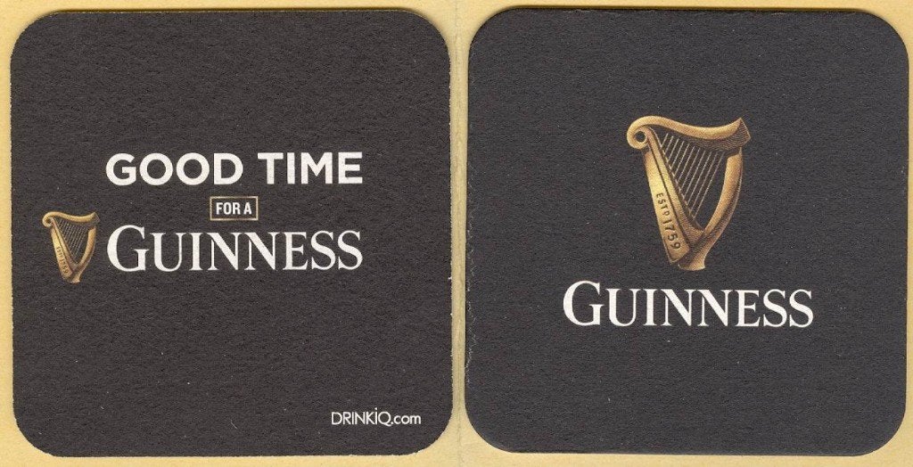 s/b bière Guinness (RV), Enlèvement ou Envoi, Neuf, Sous-bock, Autres marques