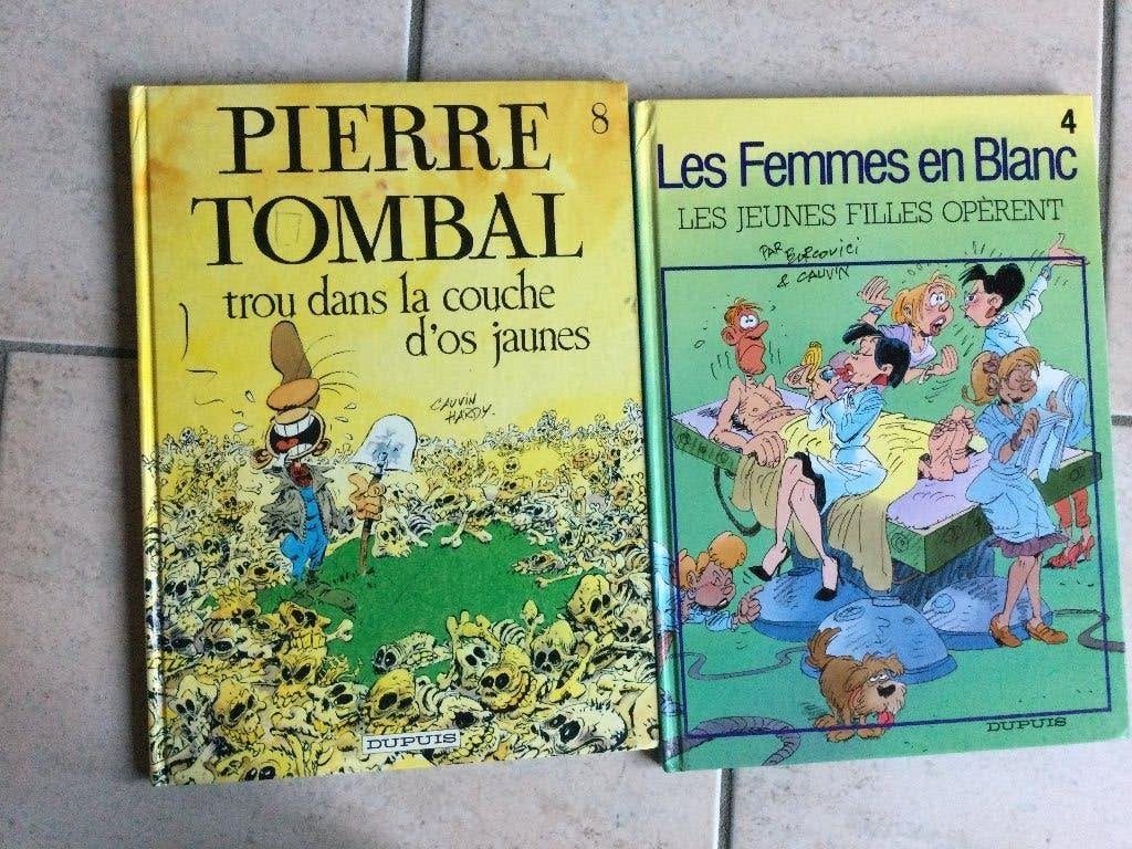 BDS" PIERRE TOMBAL"" LES FEMMES EN BLANC", Livres, Plusieurs BD, Enlèvement ou Envoi, Utilisé, TOMBAL/CAUVIN
