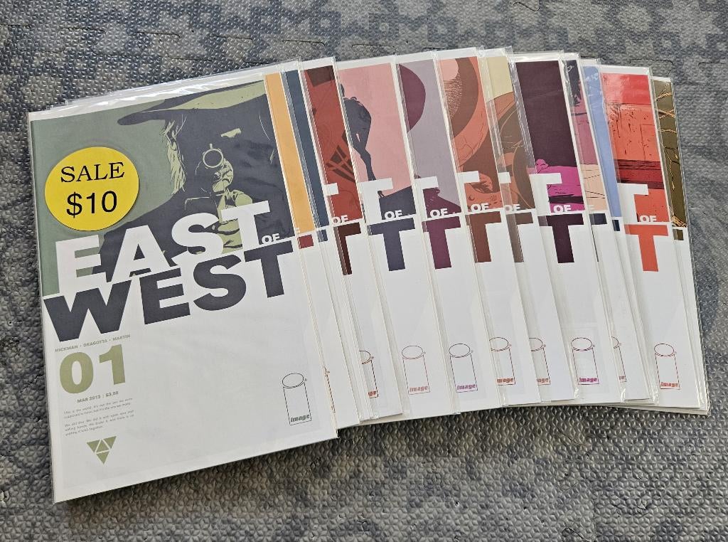 East of West #1-13 (2013) Image Comics, Série complète ou Série, Enlèvement ou Envoi, Comme neuf