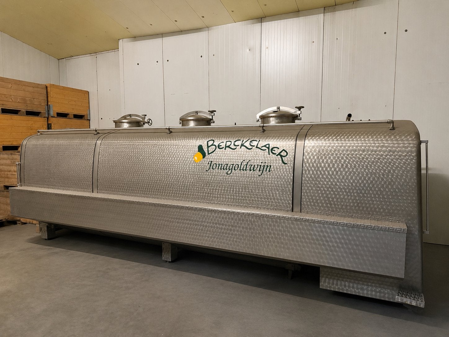 Wijnvat/watervat/melkvat/ inox opslagtank, Ophalen