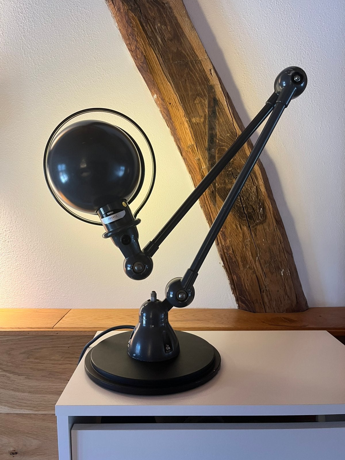 Lampe vintage Nielde à 2 bras, Design vintage retro jielde, 75 cm ou plus, Métal, Enlèvement