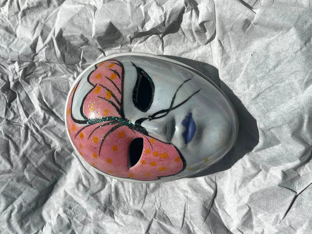 Boîte rangement porcelaine  vintage, Enlèvement ou Envoi