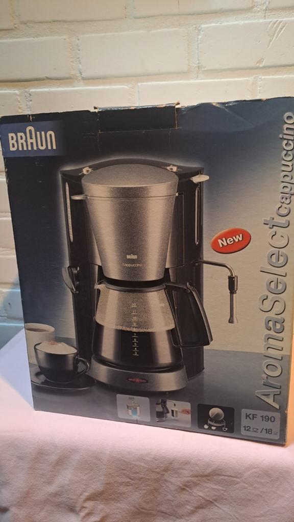 Koffiezet-cappuccino, Ophalen, 10 kopjes of meer, Nieuw, Gemalen koffie
