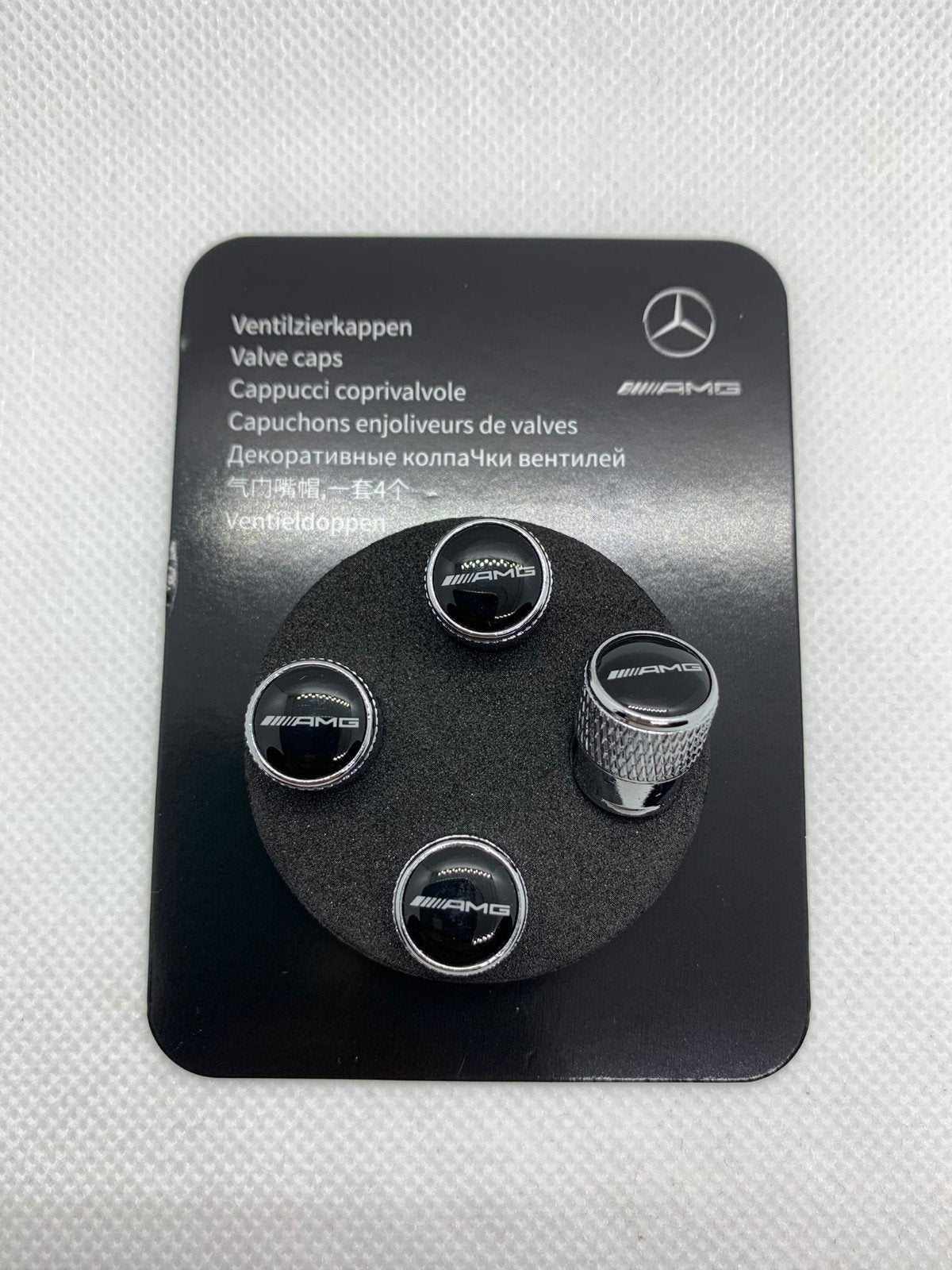Lot de 4 Bouchons de Valve pour Roues / Jantes – AMG, Envoi