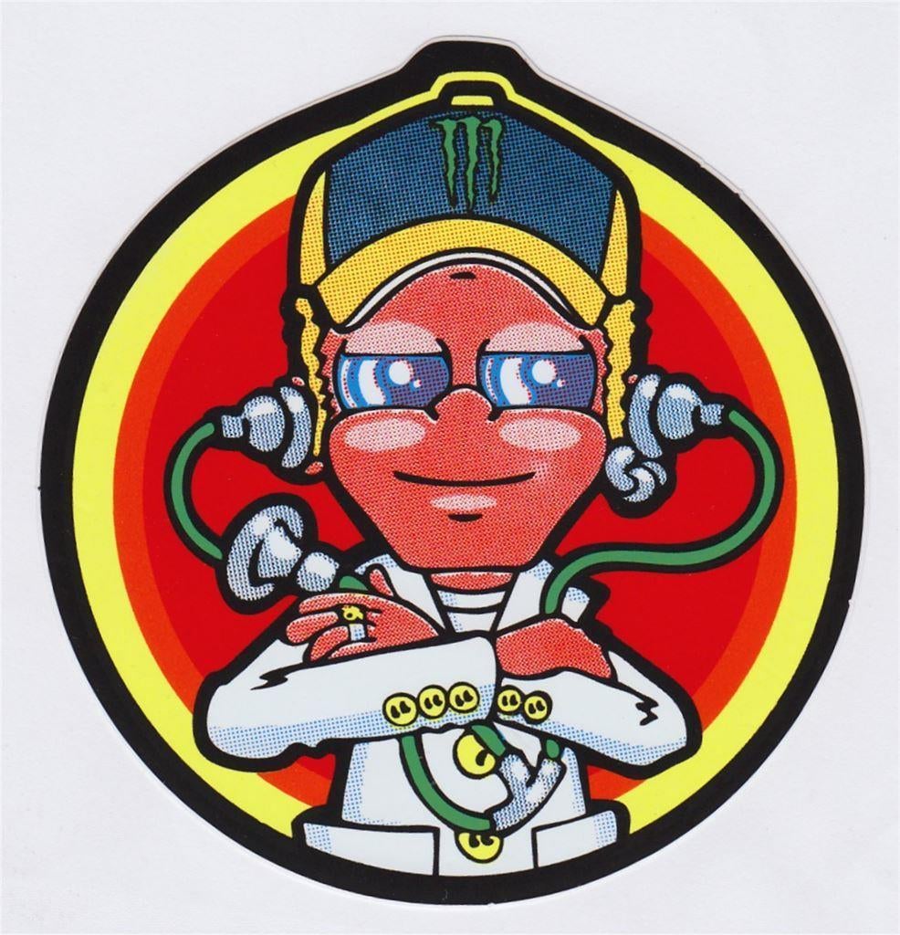Valentino Rossi, The Doctor, 46 sticker #14, Motoren, Verzenden