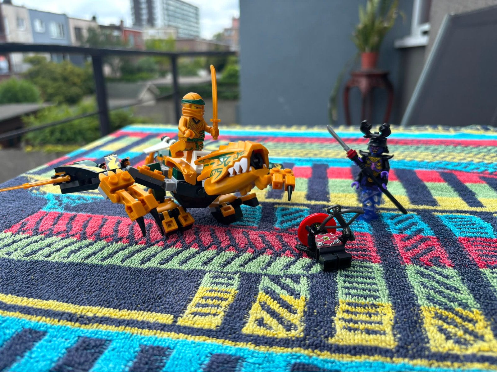 Lego ninjago golden dragon lloyd, Ophalen of Verzenden, Complete set, Lego, Ninjago