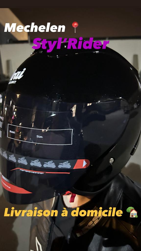 Arai Helmet Helm Intercom Quad Lock nieuwe hoes, Motoren, M, Arai, Heren, Jethelm