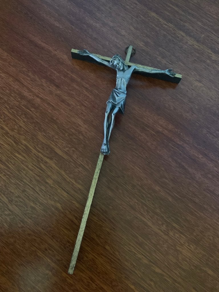 crucifix, Antiek en Kunst, Antiek | Religieuze voorwerpen, Ophalen of Verzenden
