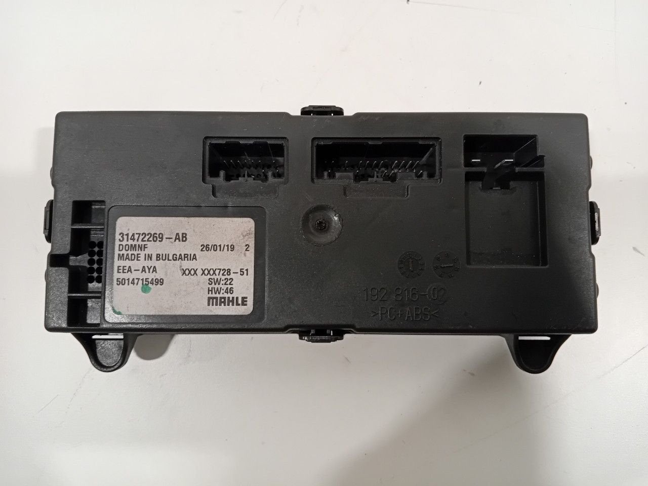 Computer kachel Volvo S60, Onderdelen@venauto.nl, Van der Ven Autorecycling B.V., Gebruikt, Ettenseweg 76, 4706 PB Roosendaal, The Netherlands