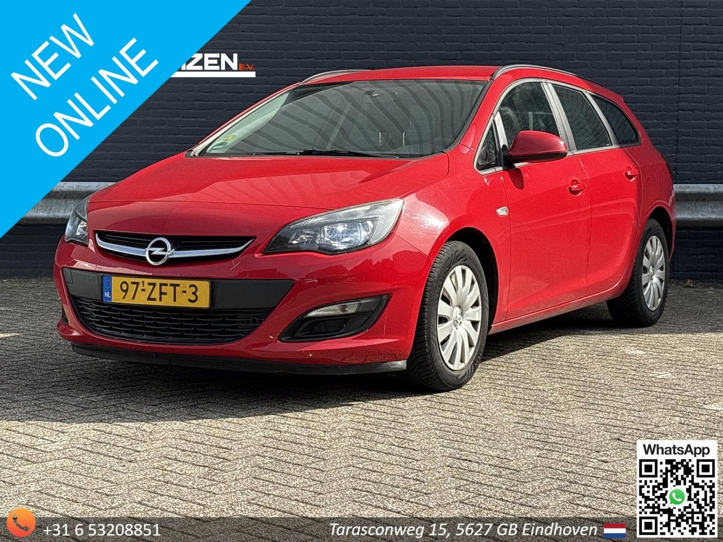 Opel Astra Sports Tourer 1.7 CDTi Cosmo | Airco | Cruise | N, Auto's, Zwart, Bedrijf, Electronic Stability Program (ESP), Astra