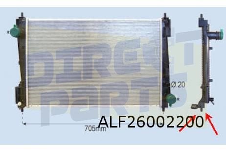 Fiat Punto (2/12 - 7/19) (199) radiateur (Z13DTJ / 1.3JTD 55, Autos : Pièces & Accessoires, Neuf, -, -, Fiat
