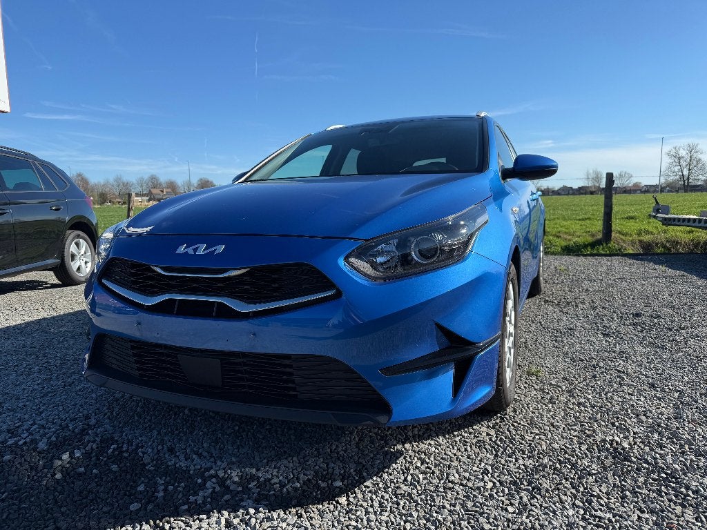 Kia Ceed SW, 2023, camera, carplay, garantie, Auto's, Euro 6, Blauw, Bedrijf, Break