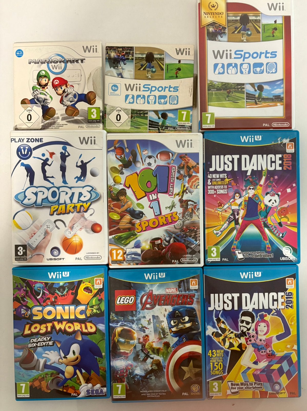 Wii games kijk beschrijving, Consoles de jeu & Jeux vidéo, Enlèvement, Comme neuf