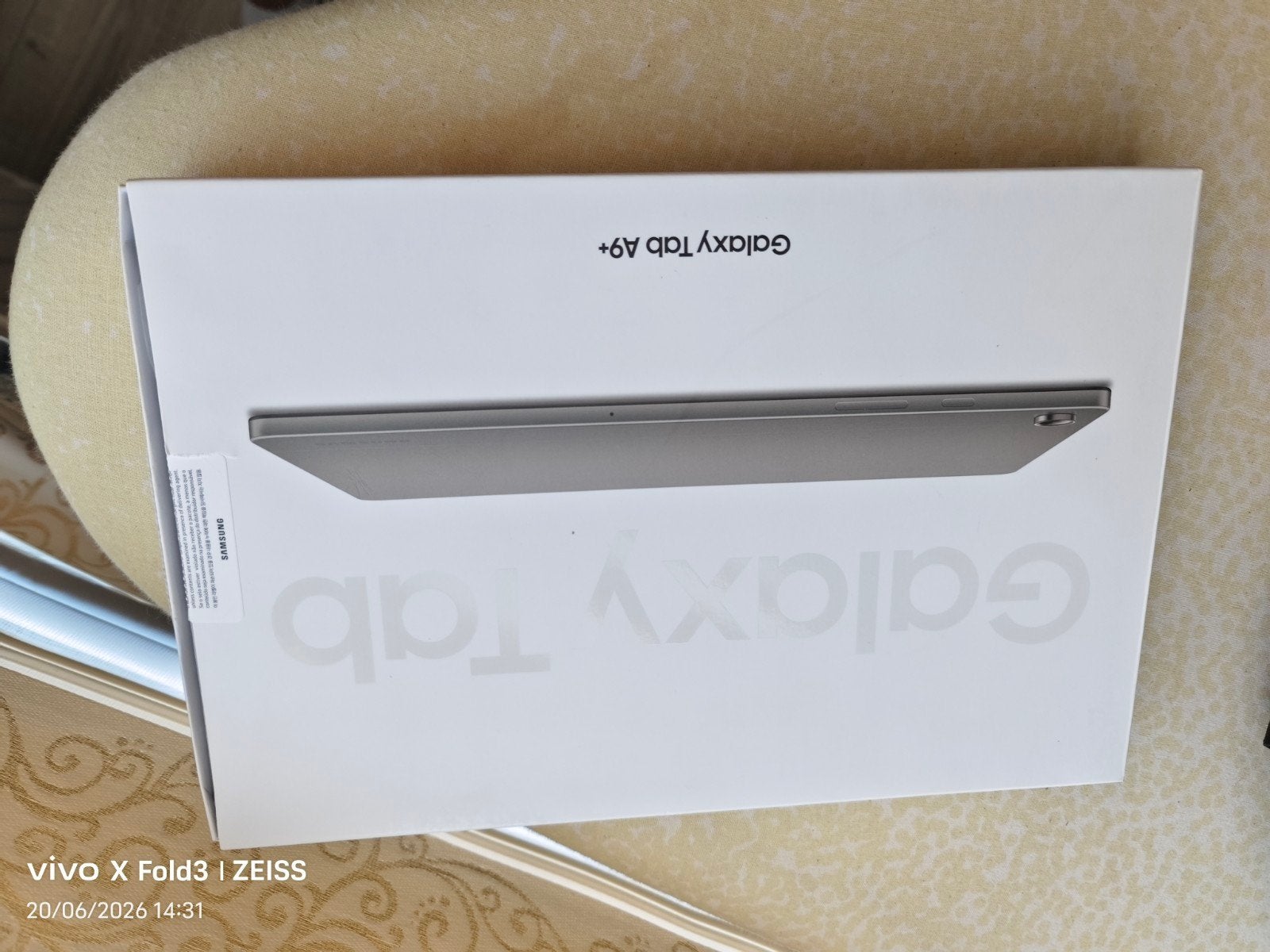 Tablette Samsung Galaxy A9+ état nickel complète, Enlèvement