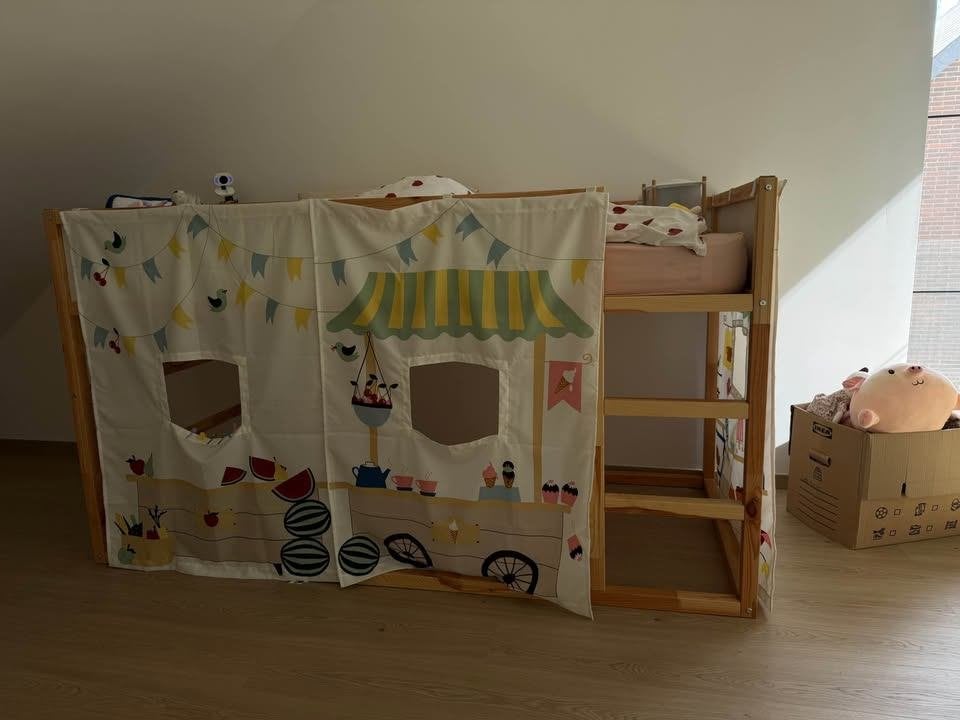 IKEA KURA lit réversible - Lit enfant, Enfants & Bébés, Enlèvement, Comme neuf, Lit mi-hauteur mezzanine