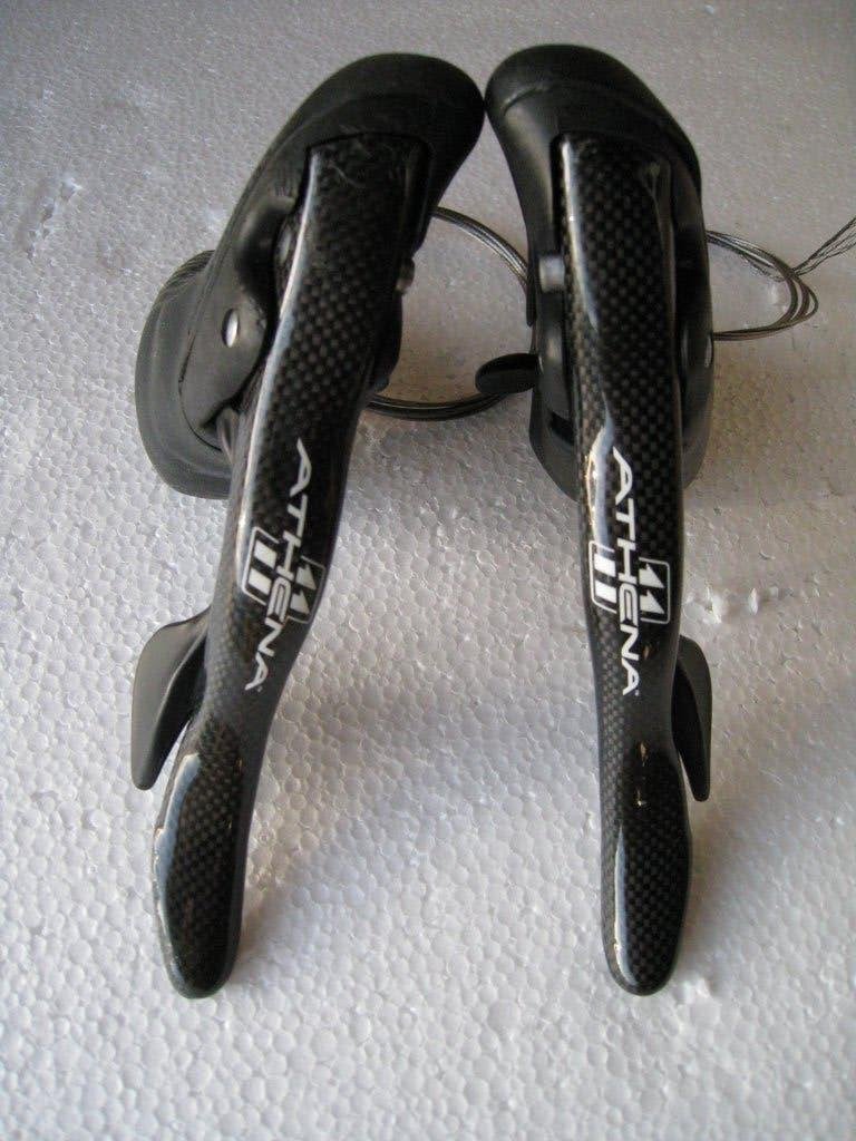 campagnolo  CARBON athena shifters 11speed, Fietsen en Brommers, Fietsonderdelen, Ophalen, Zo goed als nieuw, Racefiets, Carbon