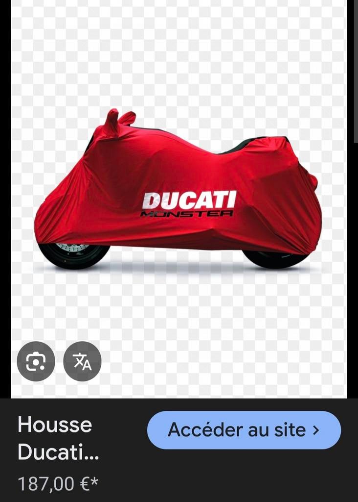 Housse original ducati monster neuve, Enlèvement ou Envoi