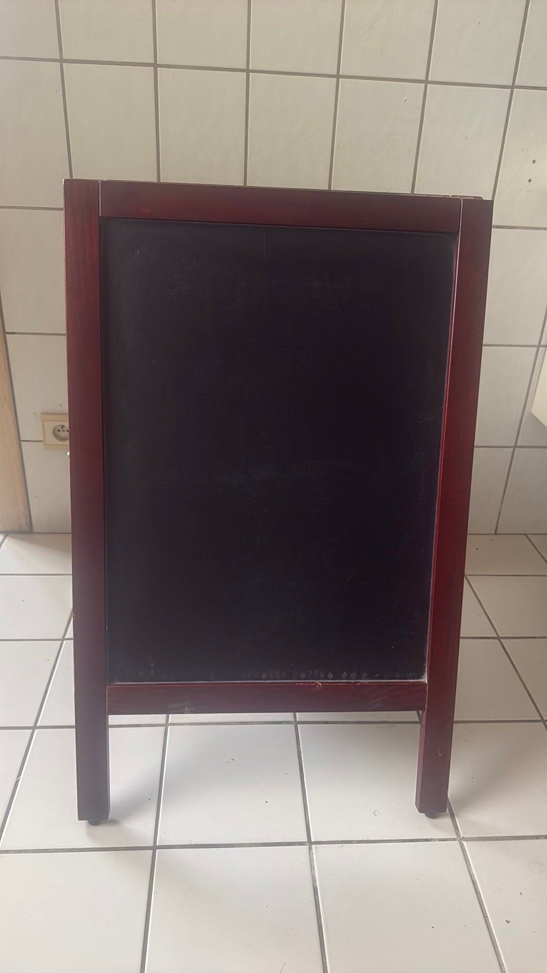 Krijtstoepbord Mahonie 50x80 cm, Enlèvement, Comme neuf