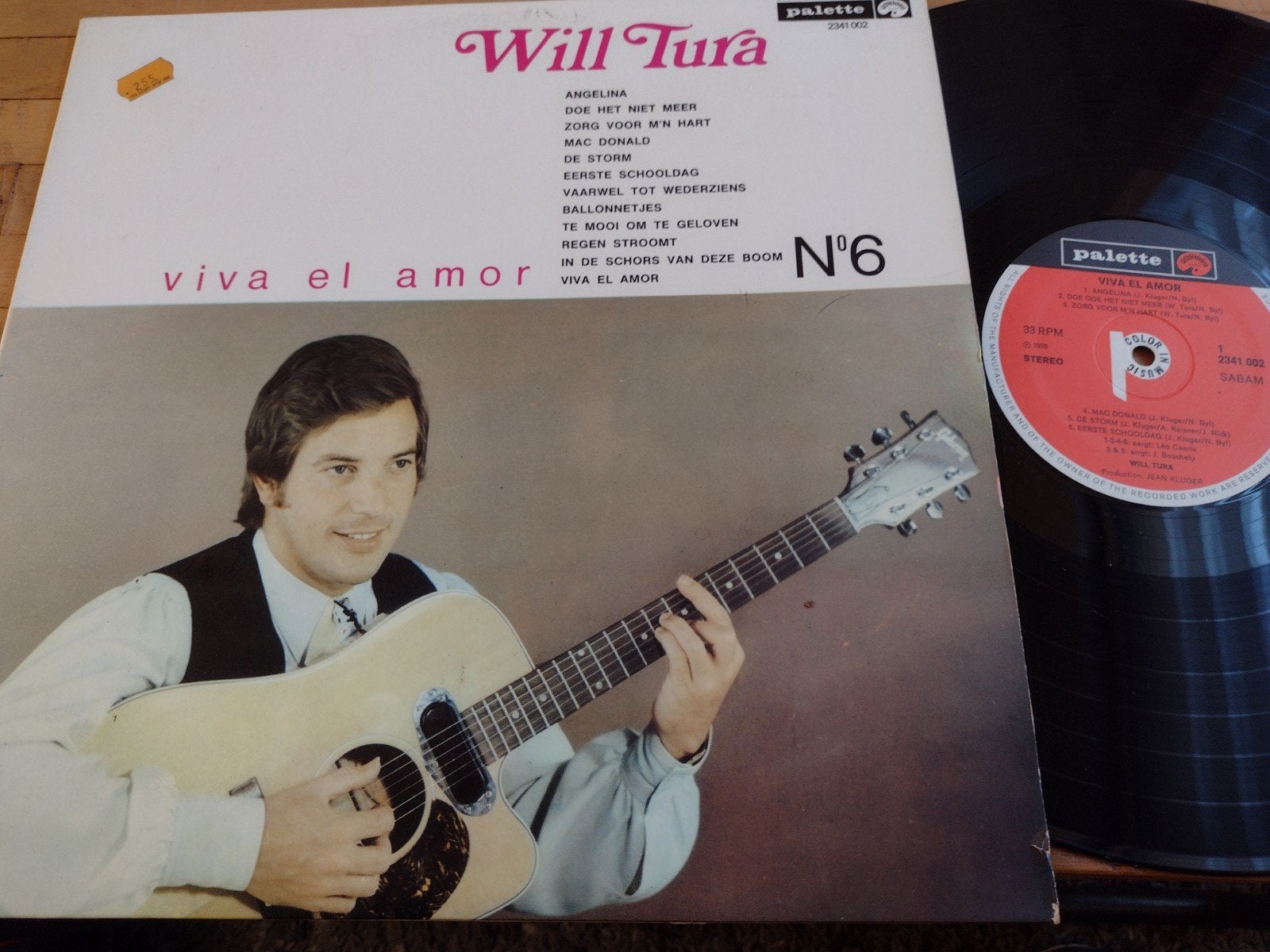 LP WILL TURA N6 VIVA EL AMOR (1970) Angelina, LP, Zo goed als nieuw, Schlager, Ophalen of Verzenden