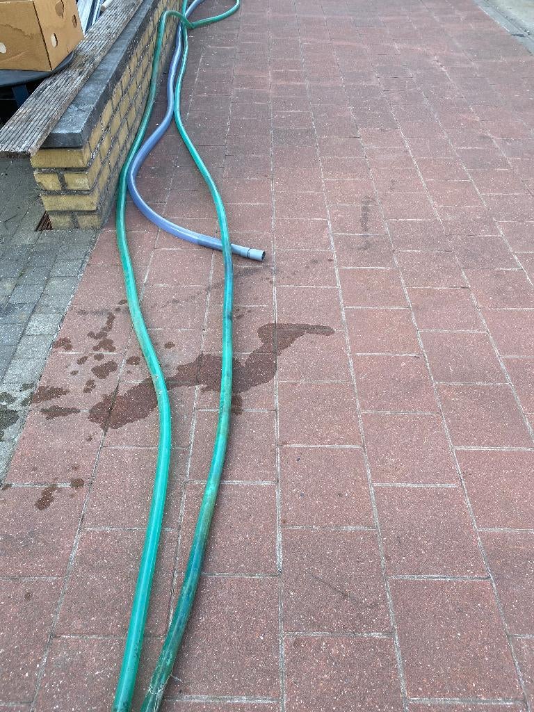waterslang- 2 stukken - 5 m en 7 m, Tuin en Terras, Ophalen of Verzenden, Gebruikt