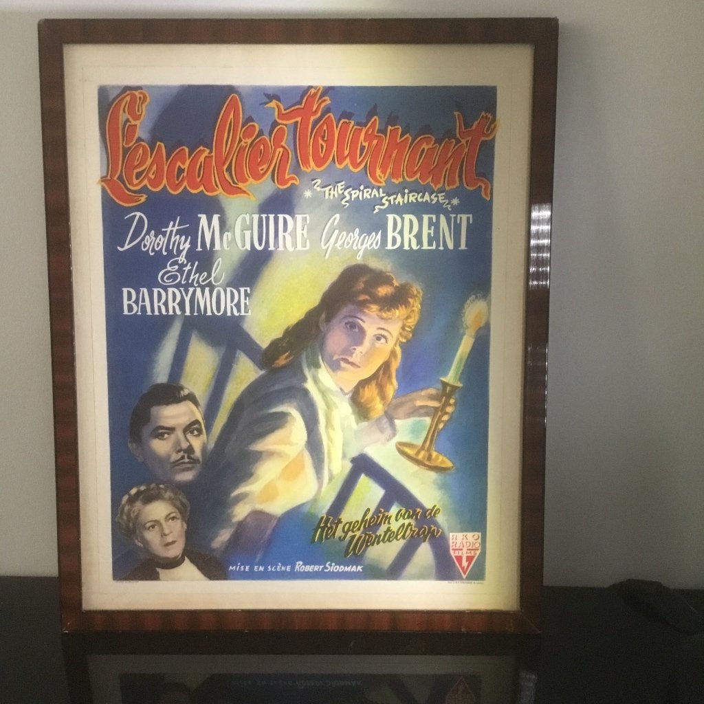 Oude filmposter 1947, Ophalen of Verzenden, Gebruikt, Film en Tv