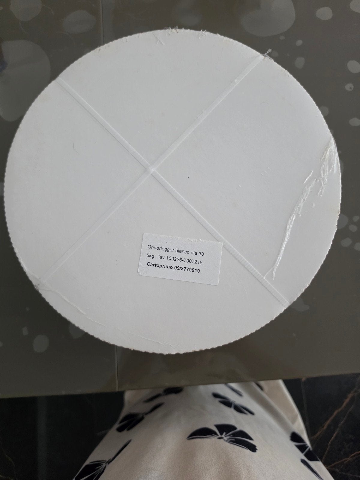 Patisserie onderleggers 30cm, Enlèvement