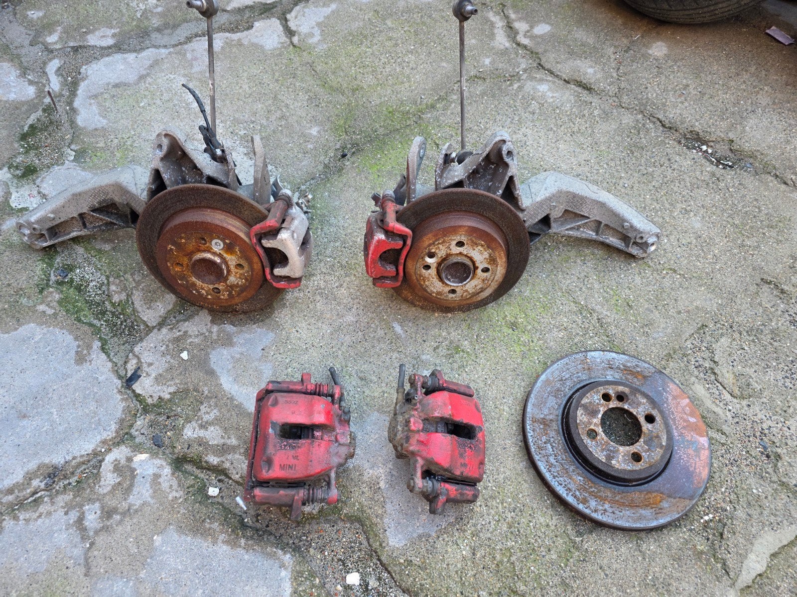 kit upgrade train aluminium et gros frein works, Enlèvement