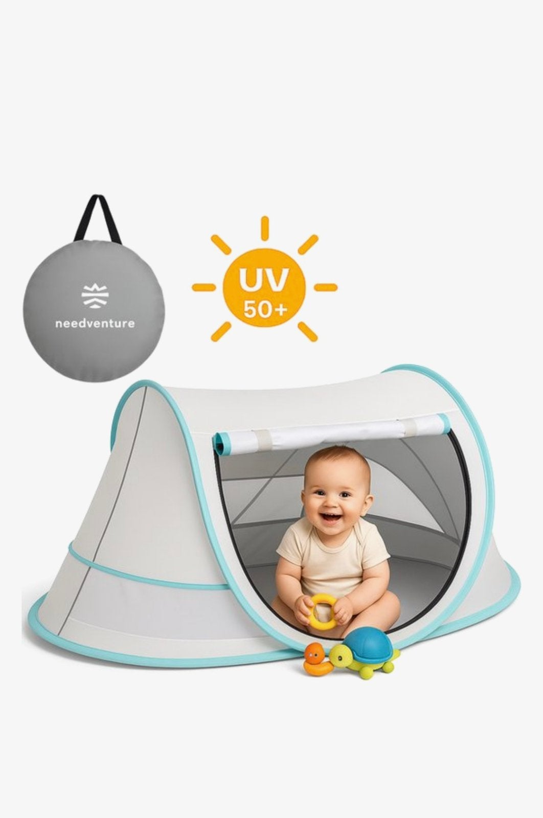 Needventure Baby Strandtent – UV 50+ ️, Ophalen, Zo goed als nieuw