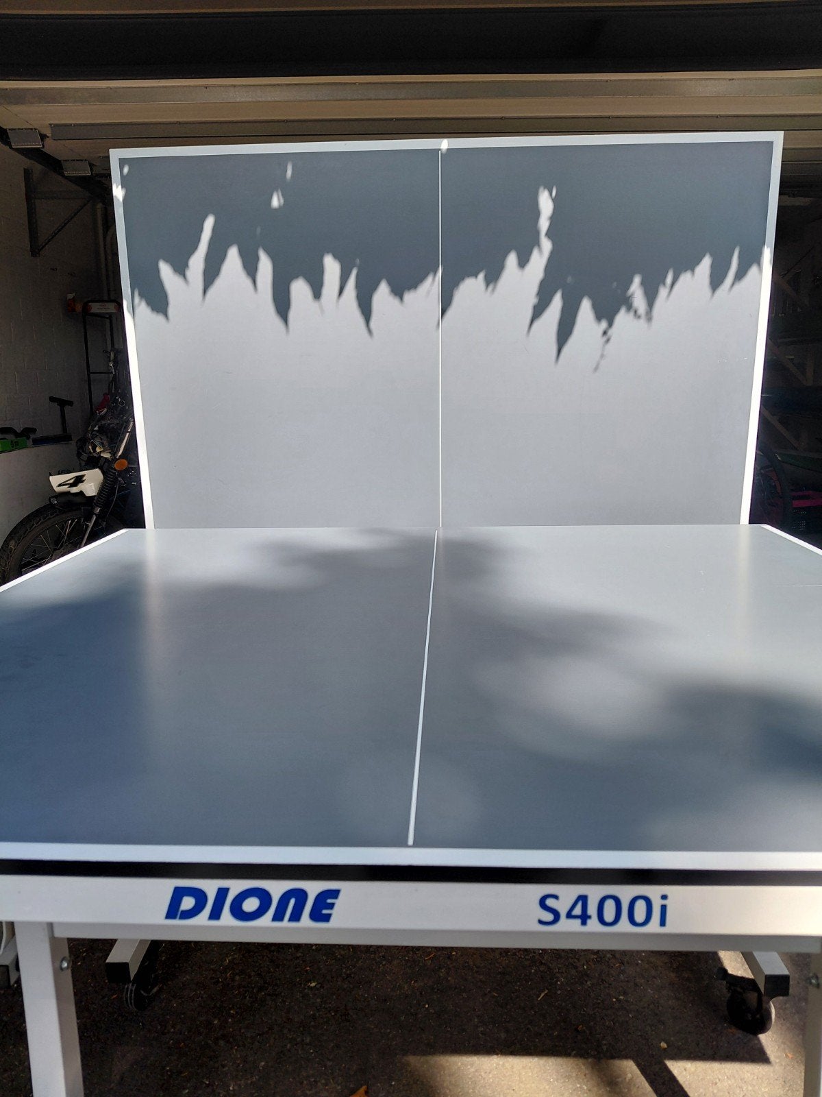 pingpongtafel Dione, Sport en Fitness, Tafeltennis, Ophalen, Zo goed als nieuw, Inklapbaar