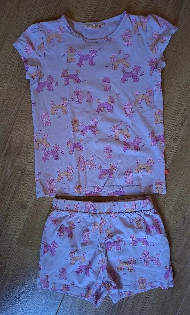 Someone roze pyjama poedels 128, Nacht- of Onderkleding, Gebruikt, Meisje, Ophalen of Verzenden