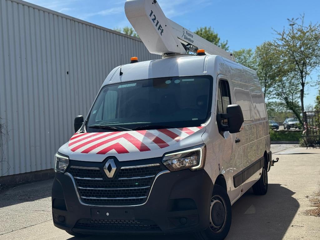 RENAULT MASTER L2H2 2.3 DIESEL 2022 HOOGWERKER LIFT 45000 KM, Voorwielaandrijving, Stof, Euro 6, 4 cilinders