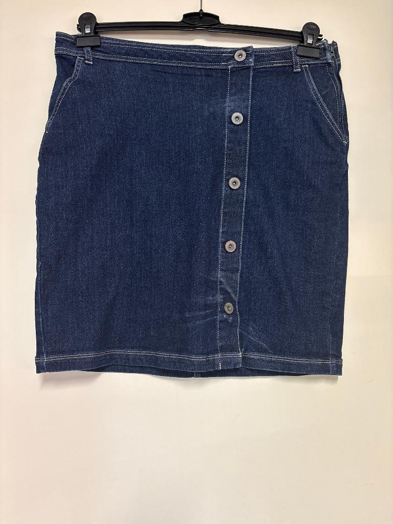 Nieuwe jeansrok Terre Bleue, Terre Bleue, Enlèvement, Longueur genou, Bleu